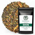 Elephantal Wellness Premium Skin Herbal Tea | Radiance &amp Clarity Support with Burdock Dandelion Calendula &amp Lavender | Non-GMO Caffeine-Free Handmade Loose Leaf Blend 2oz Loose Leaf 20 S