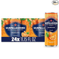 Sanpellegrino Italian Sparkling Drink Aranciata Sparkling Orange Beverage 24 Pack Of Cans