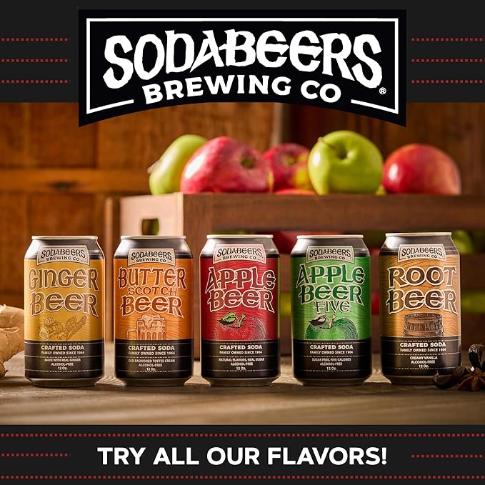 Mix &amp Match Custom Multipack | SodaBeers Brewing Co | Alcohol-Free Crafted Sodas Made With Natural Flavors and Real Sugar Refreshing Fruit Beverages | Pick 2 Flavors