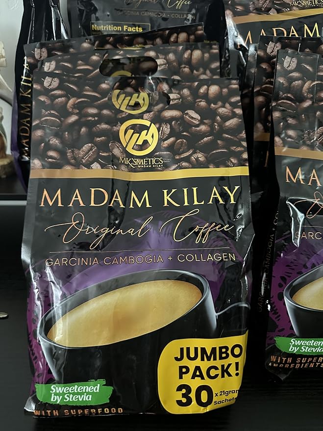Madam Kilay Original Coffee With Garcinia Cambodia and Collagen Jumbo Pack 30sachets