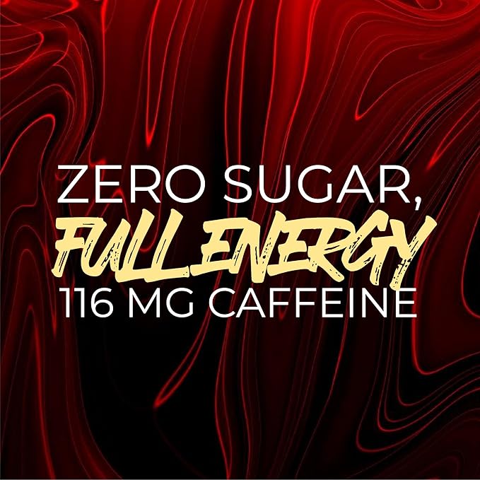 Don't Sleep Energy Drink - Sugar-Free 12-Pack Clean energy &amp 5 Calories per Can Caffeine Taurine and B-BVitamins for an Unstoppable Boost - 116mg of Caffeine