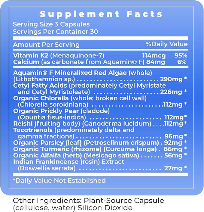 Premier Research Labs Premier Bone Health - Bone Health Vitamins Bone Strength Supplement for Women &amp Men Calcium Supplement with Vitamin K2 Healthy Bone Support - 90 Capsules
