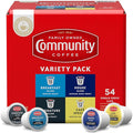 Community Coffee Variety Pack 54 Count Coffee Pods Medium Dark Roast Compatible with Keurig 2.0 K-Cup Brewers(Pack of 1)