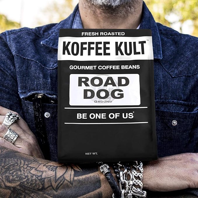 Koffee Kult Road Dog Dark Roast Coffee (ground coffee12oz)