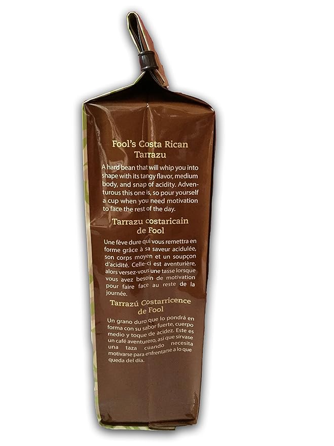 Coffee Fool's Costa Rican Tarrazu (Whole Bean)