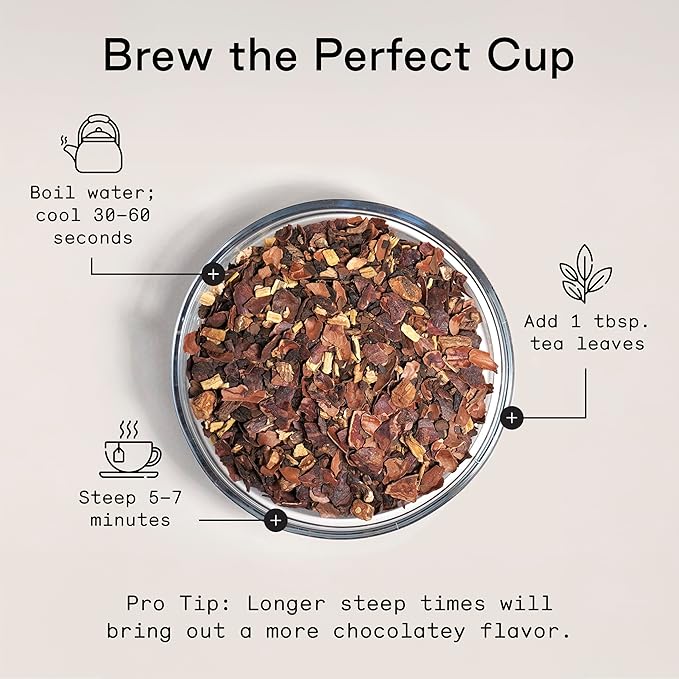 Firebelly Tea No Ordinary Joe Organic Yerba Mate Loose Leaf Tea with Cocoa and Roasted Chicory Coffee Alternative Herbal Tea Smooth Energy Bold Flavor 3.5 oz Pack of 1