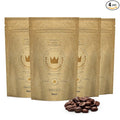 4-Pack Specialty Whole Bean Coffee Mindfully – Arabica Roasted in Brazil – Smooth Centering Flavor with Notes of Chocolate Caramel Vanilla and Nuts – Carefully Harvested – Brazilian Coffee King
