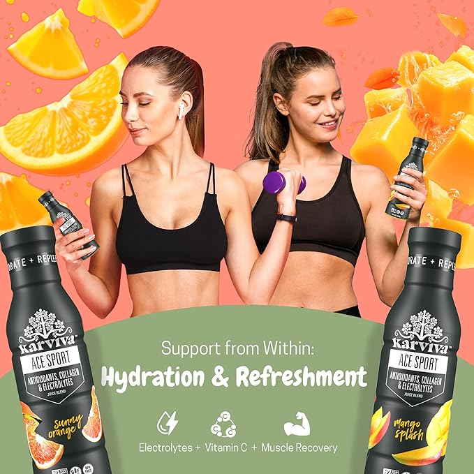 Karviva Organic Detox Juice Cleanse &amp Immunity Boost Ancient Remedies for Gentle Detox &amp Restore Digestion Prebiotics Vitamin C D &amp Marine Collagen Low-Sugar Gluten-Free 1 to 3 Day