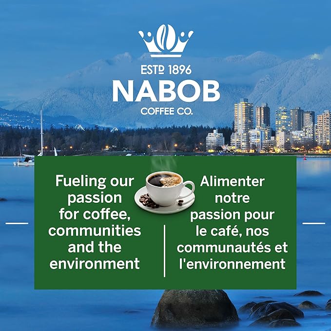 Nabob 1896 Tradition Ground Coffee 300g/10.6 oz. (Pack of 6) {Imported from Canada}