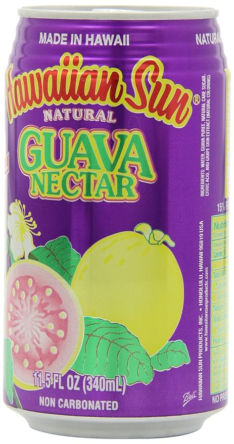 Hawaiian Sun Nectar Guava 11.5 Fl Oz (Pack of 24)