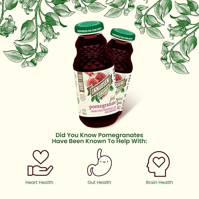 R.W. Knudsen Organic Pomegranate Juice 8 fl oz (12 Pack)