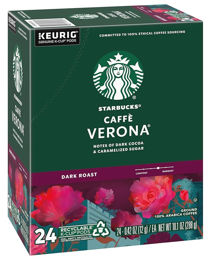 Starbucks Caffe Verona Keurig K-Cups 72 Count