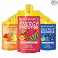Designer Wellness Energy Smoothie Real Fruit 100mg Natural Caffeine 5g Protein Low Carb Zero Added Sugar Gluten-Free Variety Pack 12 Count