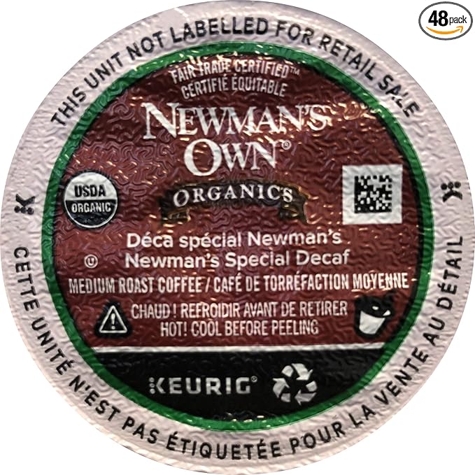 Newman's Own Organics Newman's Special Decaf K-Cup Coffee 48 Count