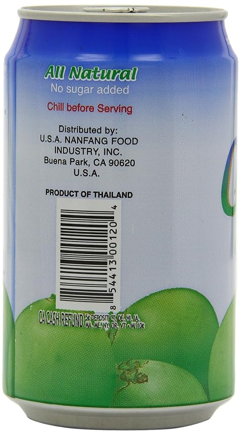 Amy &amp Brian Coconut Water Original 10 Fl Oz (Pack of 24)