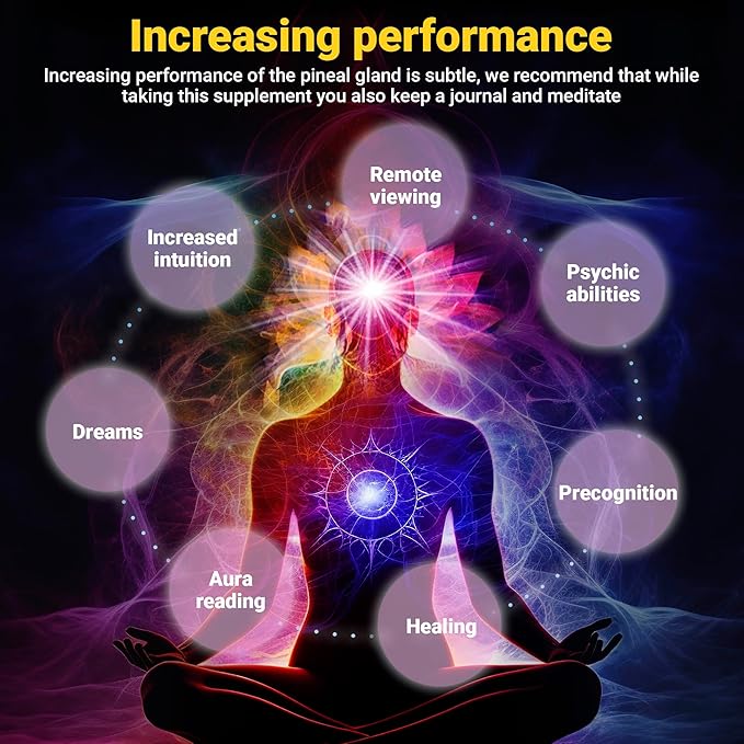 Pineal Gland Activation Supplement - Supports Decalcification Third Eye Awakening Intuition and Mental Clarity - 100 Vegan Capsules