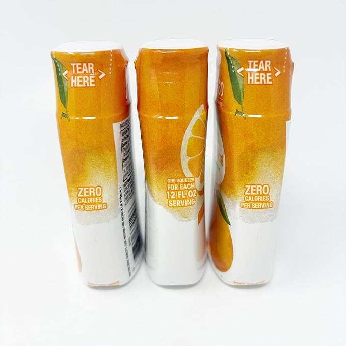 Great Value Orange Blast Drink Enhancer 3.11 fl oz Bottle (3 Pack)