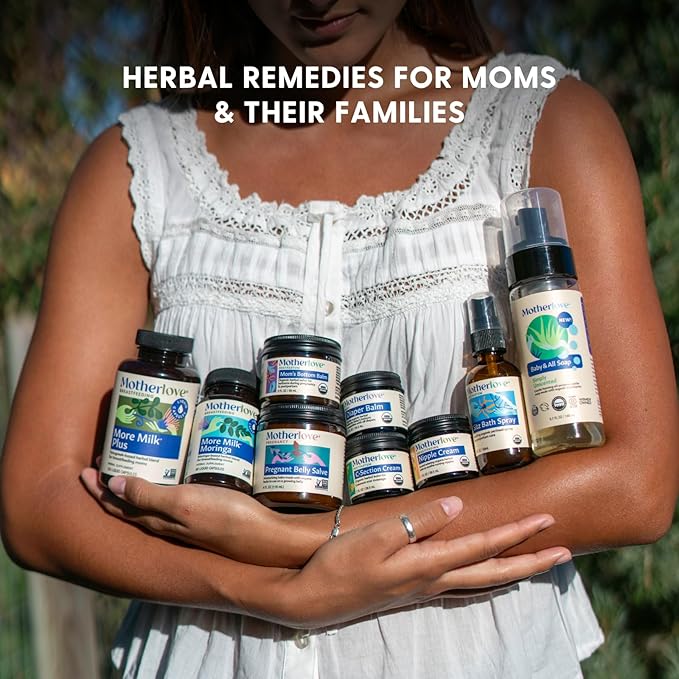 Motherlove More Milk Special Blend (2 Ounce Tincture) Herbal Lactation Supplement w/Goat’s Rue to Build Breast Tissue &amp Support Breast Milk Supply—USDA Certified Organic Vegan Kosher Soy-Free