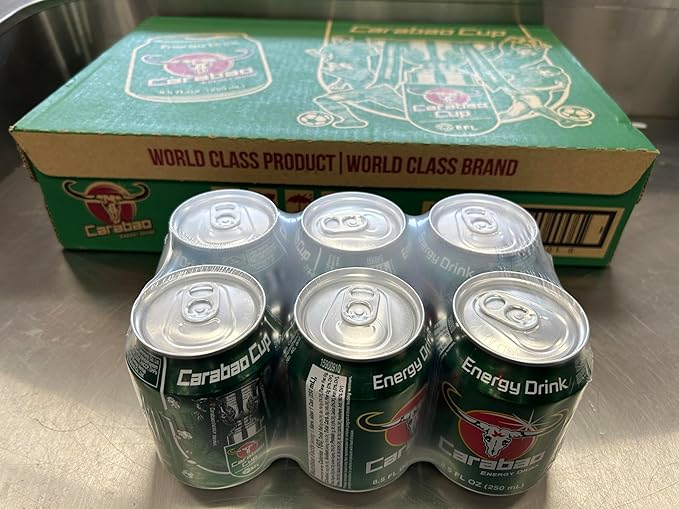 The Original Packaging &amp Original Formula Carabao Energy Drink 8.5 fl oz (250ml) Product of Thailand. - (pack of 24)