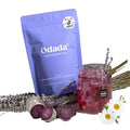Odada Purple Moon Tea - Lavender Chamomile &amp Korean Purple Carrot Calming Herbal Blend for Nighttime Relaxation Antioxidant-Rich Caffeine-Free 24 Tea Bags