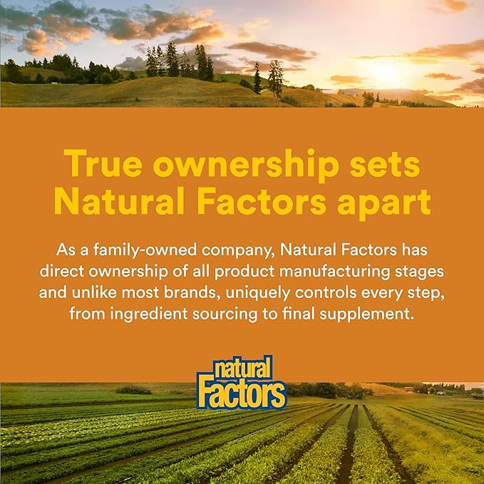 Natural Factors RegenerLife Powder - Supports Cellular Energy &amp Fatigue* - Mitochondria Support Drink Mix - Non-GMO - Tropical Flavor - 2.86 oz