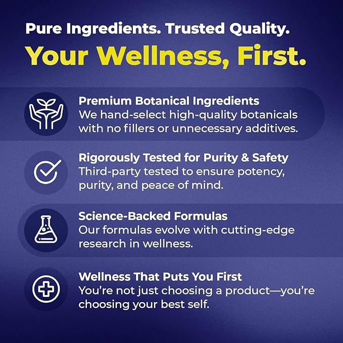 Amazing Botanicals Blueberry Lotus Flowers Gummies – Premium Relaxation &amp Calm Support – Vegan Non-GMO Gluten-Free Herbal Supplement 250MG - Berry Flavor (60 Count)