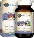 Garden of Life Once Daily Whole Food Multivitamin for Men Organic Mens Vitamins &amp Minerals Vitamin C Zinc Vegan for Health &amp Well-Being 60 Tablets (Pack of 6)