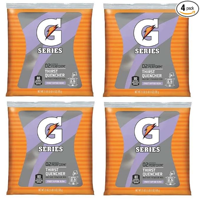 Gatorade Instant Powder Riptide Rush 21-Ounce (Pack of 4)