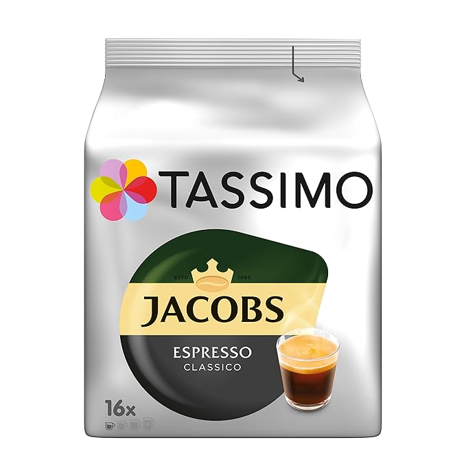 Tassimo Jacobs Espresso Rainforest Alliance Certified 5 x 16 T-Discs