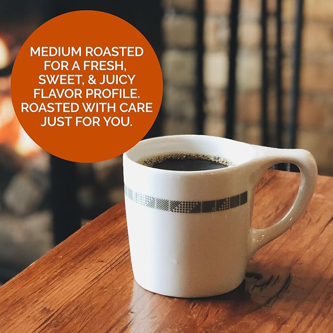 Stone Creek Coffee Medium Roast Ground Coffee – 2 LB (Pack of 1) – Specialty Smooth and Sweet Fresh Roasted Coffee Beans with Fruity/Chocolate Tasting Notes Cream City