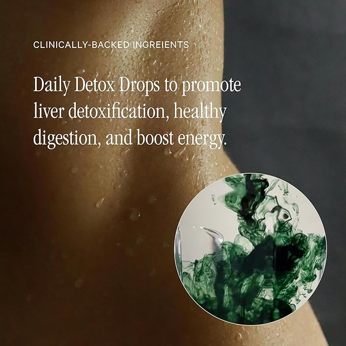 Juna Detox Chlorophyll Drops — Daily Wellness &amp Detox Support | Lemon Mint Spa Water Taste | Supports Cellular Health Cleanse and Internal Freshness | 60mg Chlorophyll per Serving