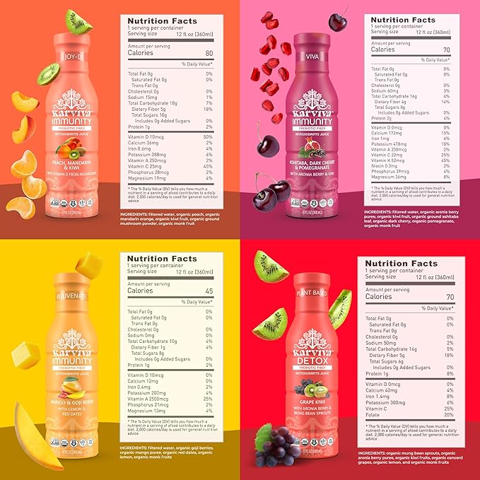 Organic Juice Cleanse &amp Metabolism Boosting Pack | 1 to 3-day Gentle Reset | Ancient Remedies for Liver Detox No-Jitters/Sustained Energy | Sprout-based Prebiotics Green Coffee Antioxidants Aro