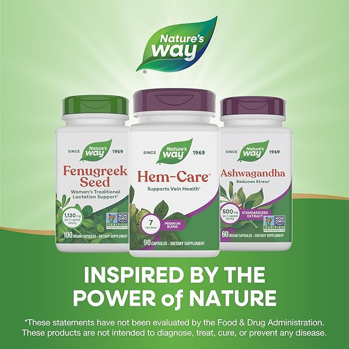 Nature's Way Premium Hem-Care Unique Vein Health Blend* 90 Capsules