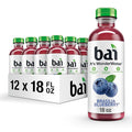 Bai Antioxidant Infused Water Beverage Brasilia Blueberry with Vitamin C and No Artificial Sweeteners 18 Fluid Ounce Bottle 12 Pack