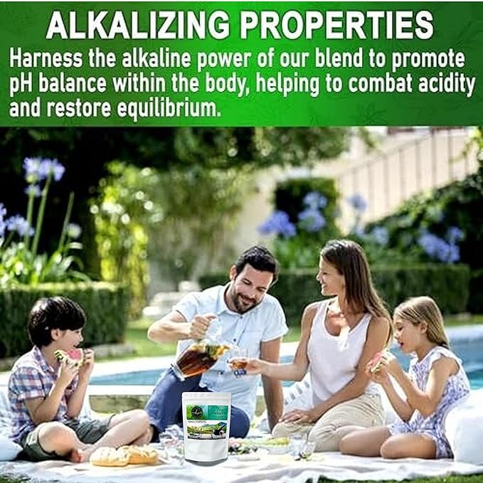 Tea Absolute AlkaBlend – Organic Alkaline Herbal Tea | 20-Herb Loose Leaf Botanical Blend | Caffeine-Free Vegan Non-GMO | Daily Wellness Tea Ritual