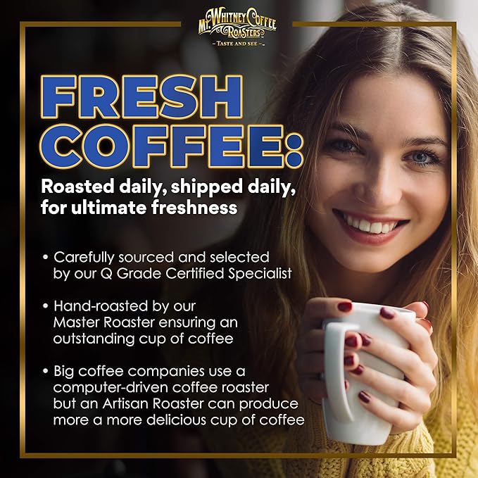 Mt. Whitney Organic Mammoth Espresso Low Acid Coffee (Ground 12 Oz)