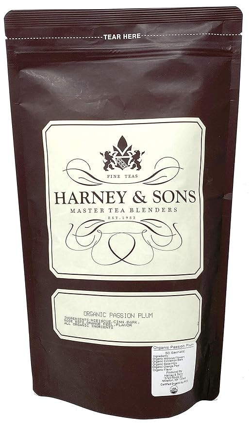 Harney &amp Sons Organic Passion Plum | Bag of 50 Sachets