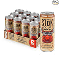 SToK Cold Brew Energy Mocha Cream Energy Coffee Beverage with 195mg Caffeine to Help Support Focus Canned Coffee with B-Vitamins Guarana and Ginseng 11 fl oz 12pk