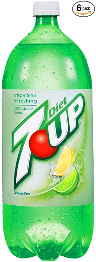 7-Up Diet Soda 2-Liter Bottle (Pack of 6)