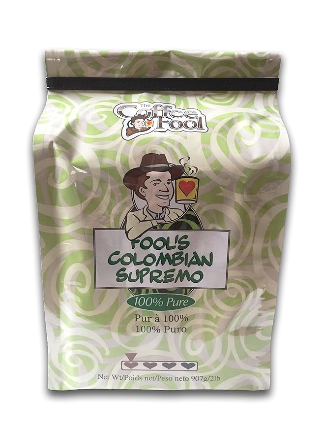 Coffee Fool’s Colombian Supremo 2 Pound (Coarse Grind)