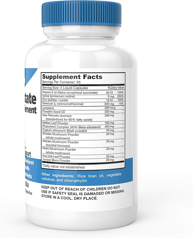 DrFormulas Super Prostate Supplement | Best Prostate Support with Saw Palmetto Extract Beta Sitosterol Pumpkin Seed Oil Now 90 Vegetarian Capsules