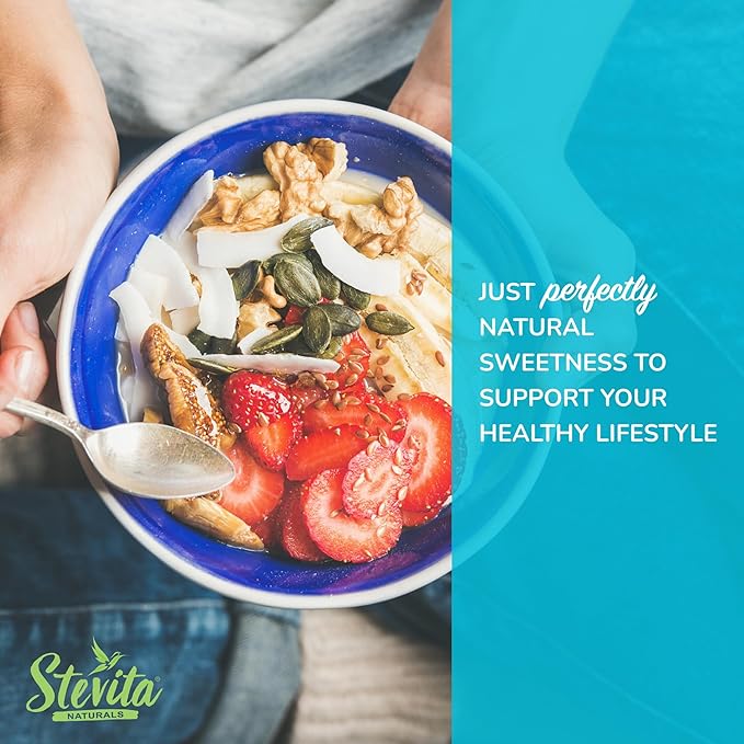 Stevita Organic Stevia - 16 oz Pack of 2 - Stevia &amp Erythritol All-Natural Sweetener No Calories - USDA Organic Non-GMO Vegan Keto Paleo Gluten Free - 1816 Total Servings