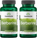 Swanson Berberine HCl Cardiovascular and Metabolic Health Supplement for Health-Conscious Adults - Non-GMO Vegan Gluten-Free (60 Vegan Capsules 400 mg Each 2 Pack)