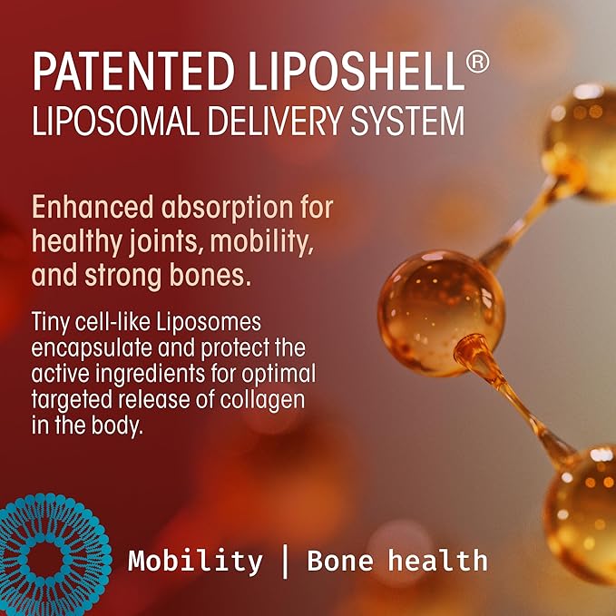Super Joint Lipo-Sachets Liposomal Collagen Joint Supplement - Liquid Collagen Peptides to Support Joint Health Mobility &amp Comfort