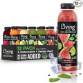 O2 Living Organic Cold-Pressed Juice Drink - 12oz 12 Pack (6 Watermelon + 6 Variety) - No Added Sugars or Water Naturally Sweetened from Fruits Packed with Nutrients &amp Vitamins Refreshing Non