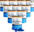 Organic Blue Spirulina Powder - 100% Pure Superfood Blue-Green Algae Natural Food Coloring for Smoothies &amp Protein Drinks - Non GMO Gluten-Free Vegan + USDA Certified 300 Servings No Fishy Sm