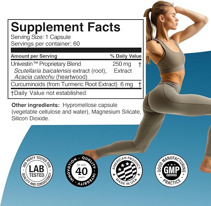 Univera RegeniFREE Turmeric Univestin No Glucosamine Shellfish Free All-Natural Joint Supplement Vegeterian Capsule 60 Capsules (30-Day Supply)