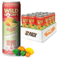 Wild Society Natural Energy Drink + Nootropics (12 pack) - 100 mg Organic Caffeine from Green Tea - Zero Sugar &amp Zero Calories - Monk Fruit Sweetened - Clean Ingredients - Fuel Mind &amp Body - C