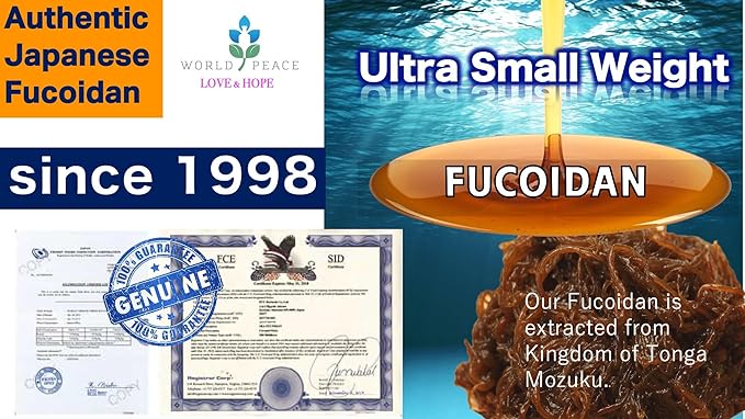 (Non Sugar) Genuine Authentic Japanese [Ultra Low (Samll) Molecular Weight Sea Fucoidan Beverage Juice] Made in Japan Seaweed Mozuku Juice 900ml x 2bottles / a box