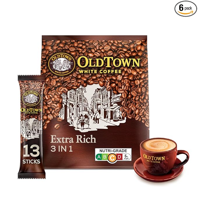Old Town White Coffee Extra Rich (35g x 15 sticks) (6 Pack)